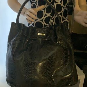 Unlisted smoked Gray faux snake skin